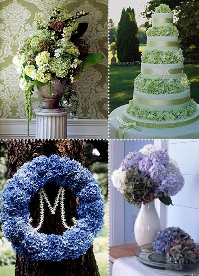 White Hydrangea Wreath